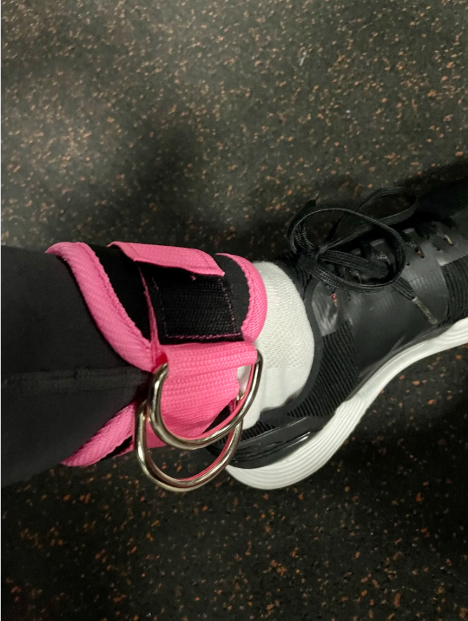 Thumbnail: Cable Ankle Straps Double D-Ring Ankle Cuffs For Gym Workouts Glutes Legs Streng