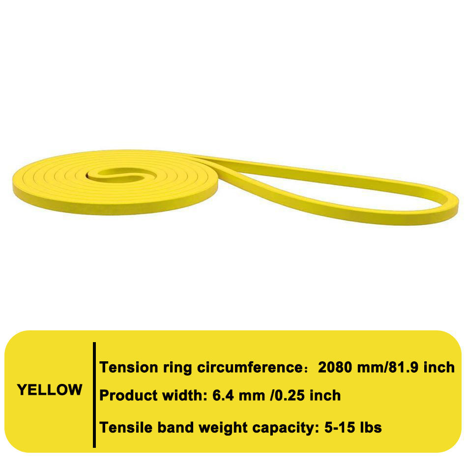 Thumbnail: WOSWEIR-Elastic Training Gum Resistance Bands Gym Home Fitness Expander Yoga Pul
