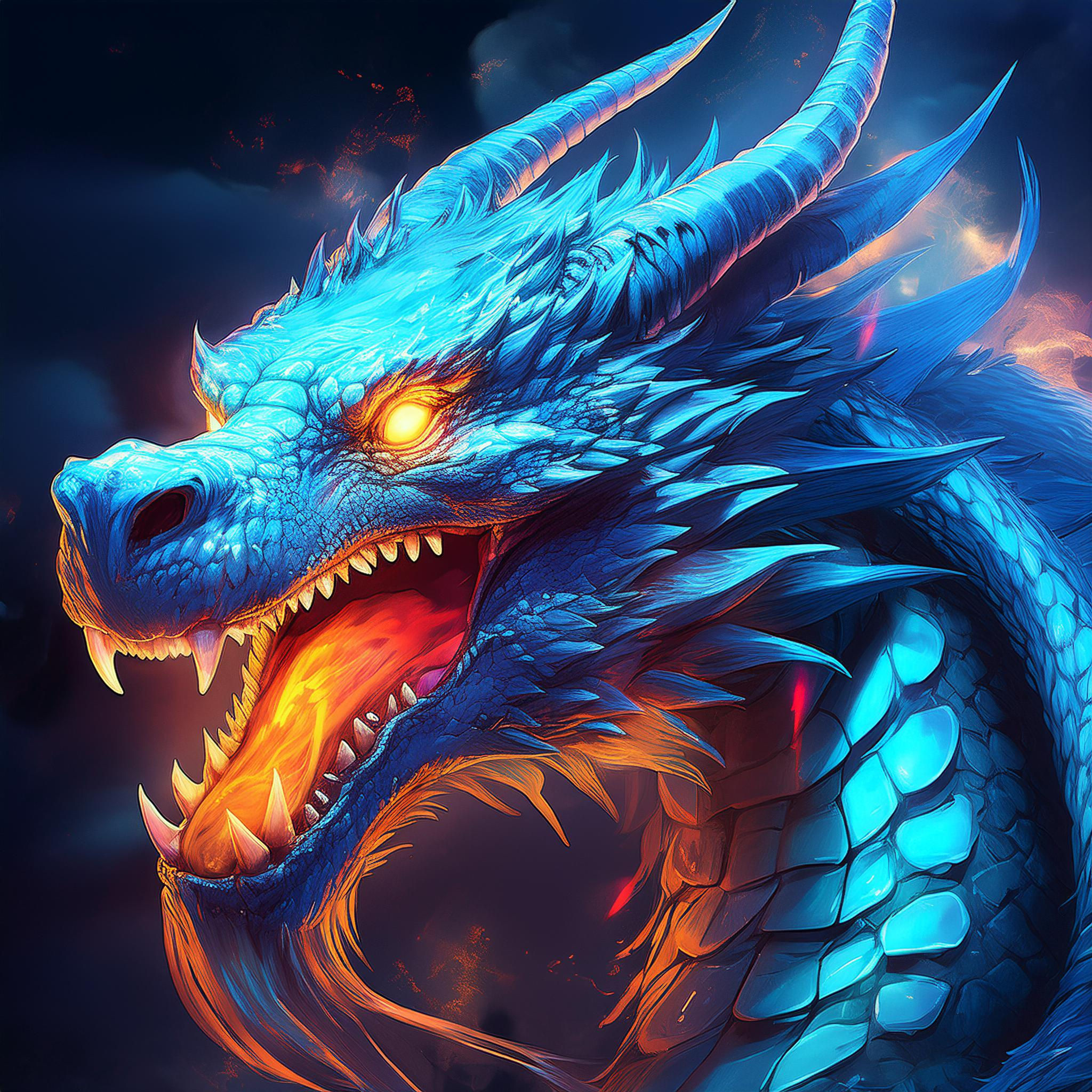 blue dragon