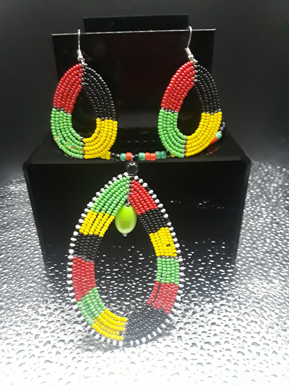 Thumbnail: Pan African Choker & Earring Set