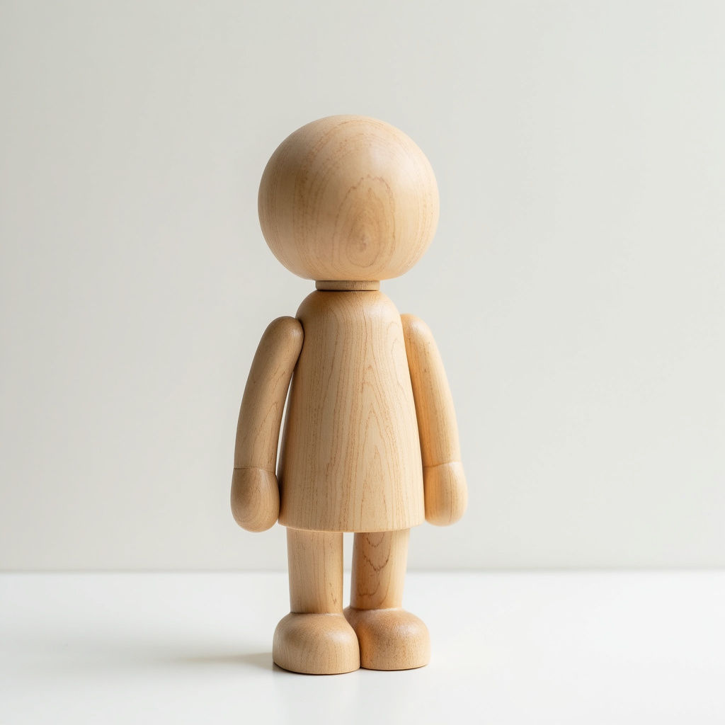 Wooden Guardian Figurine