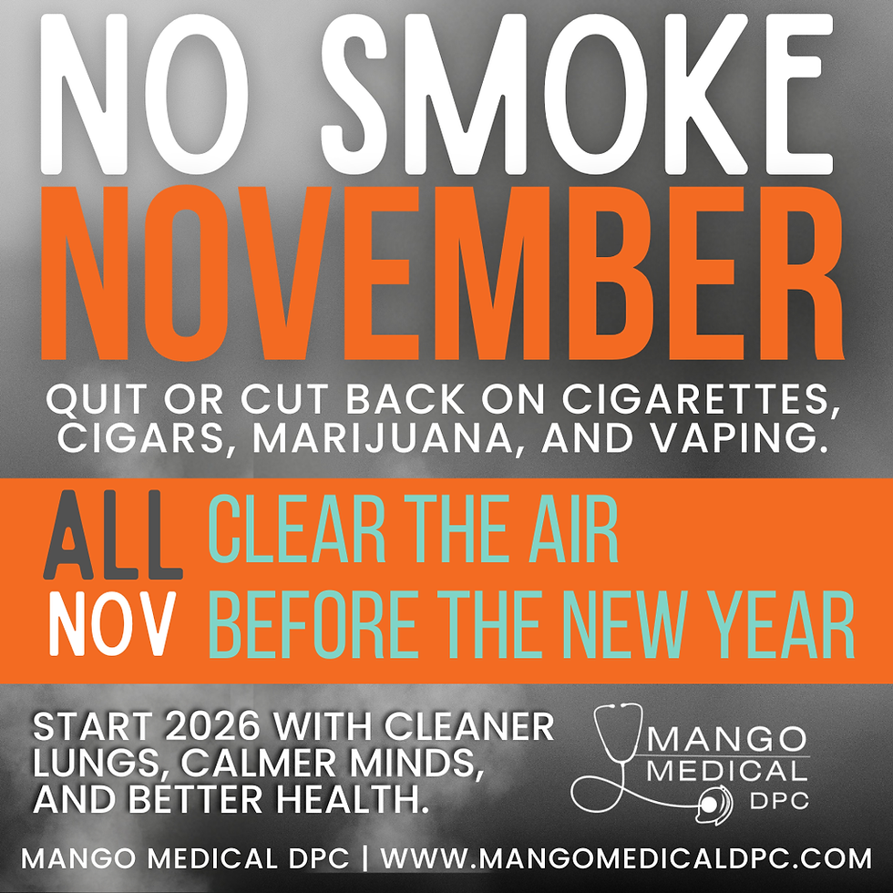 NO SMOKE NOVEMBER - ACCOUNTABILITY EVENT
