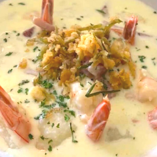 MAGNOLIA SHRIMP & GRITS Mango Mangeaux