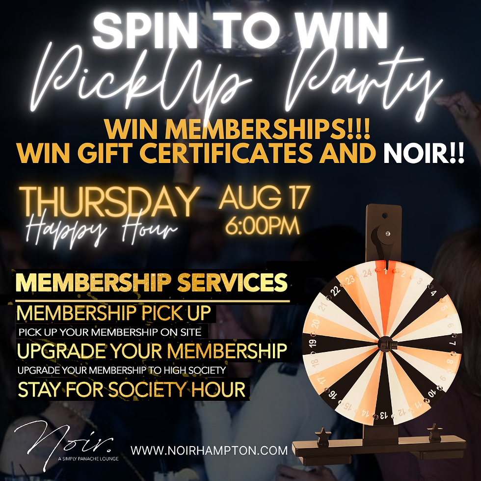 SPIN TO WIN PICK-UP PARTY!!!