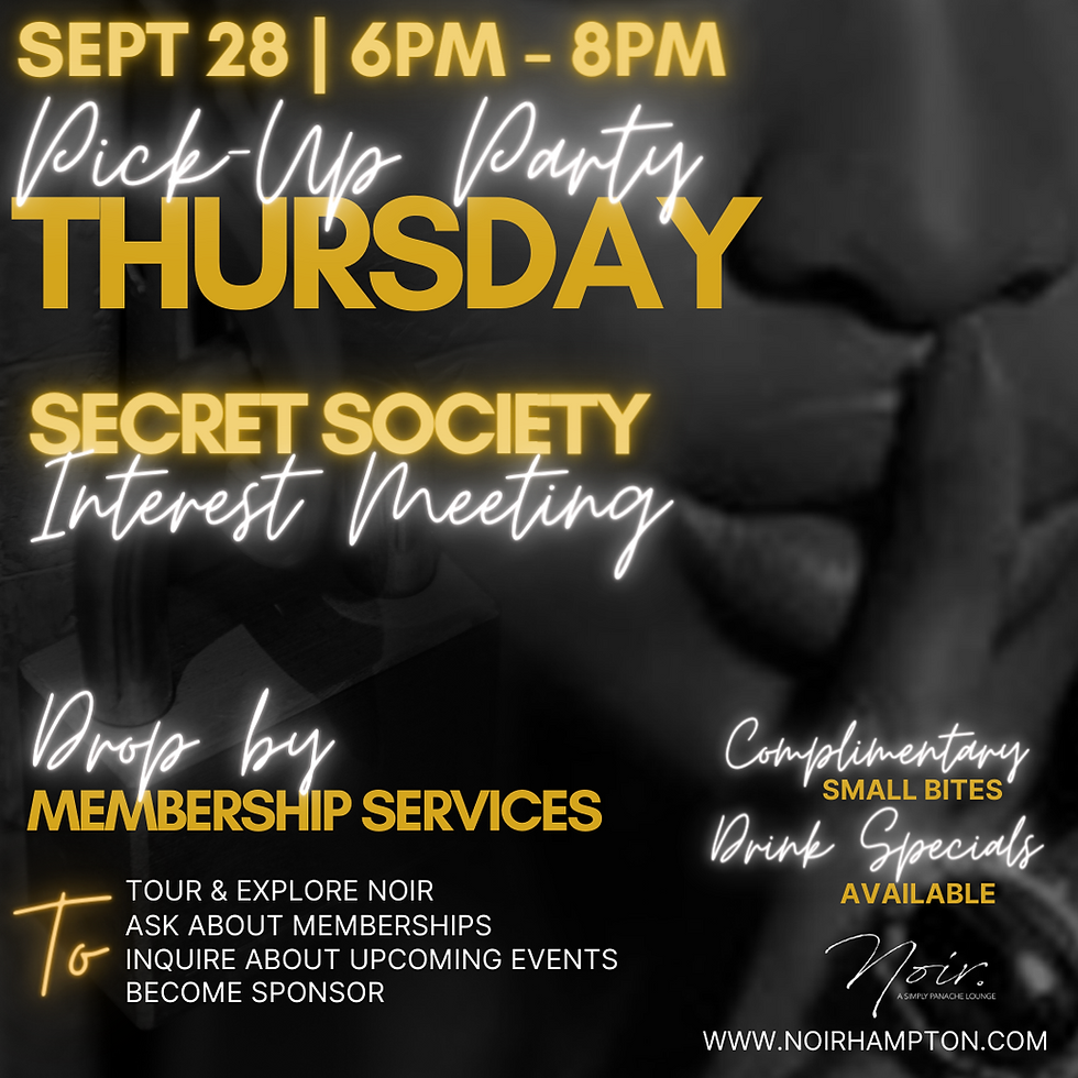 SECRET SOCIETY INTEREST MEETING | PICK-UP PARTY