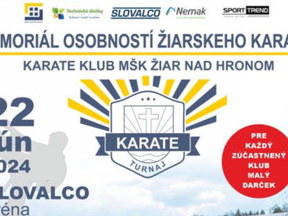 Memoriál osobností žiarskeho karate