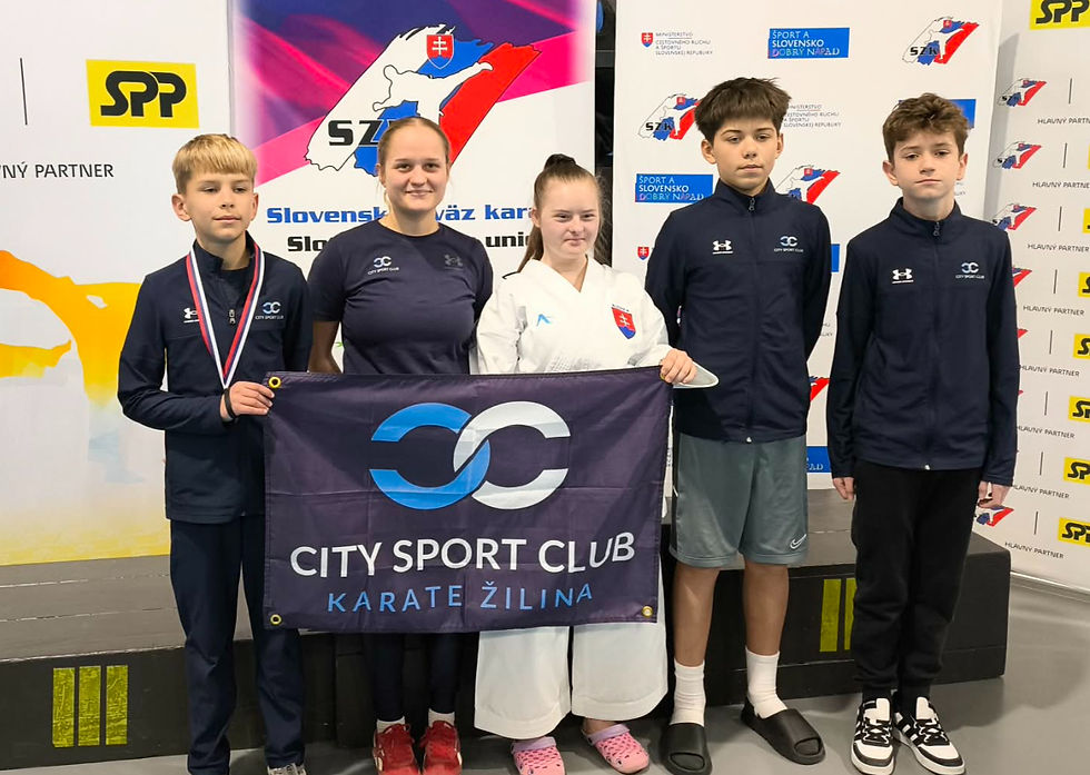 6 pretekárov a rovnaký počet medailí na 2. kole Asociácie klubov karate Bratislava 2026