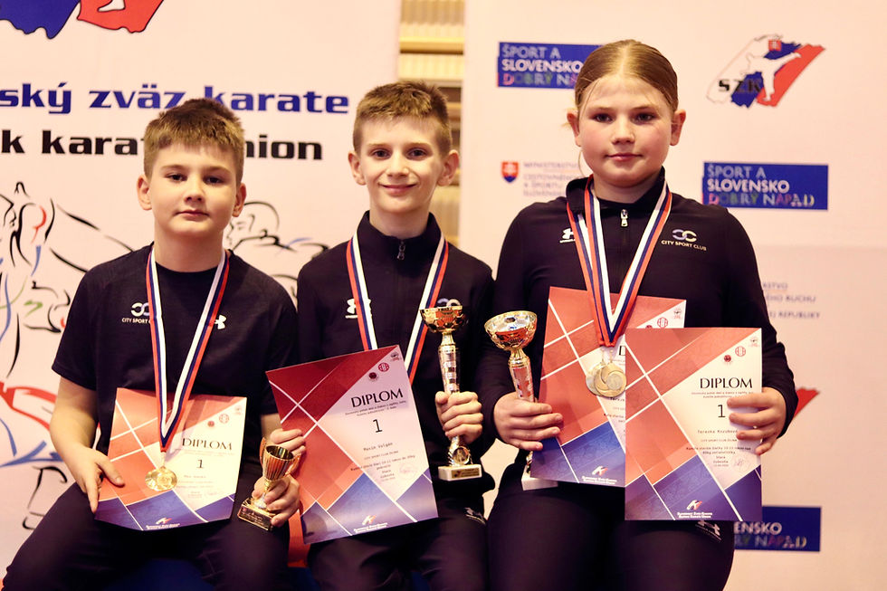 Stará Ľubovňa mala zlatú príchuť: Pretekári #karatecity úspešní na slovenskom pohári.