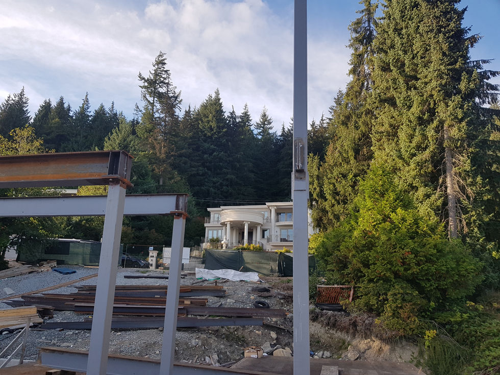 Field welding on structural steel column connection in Kelowna BC