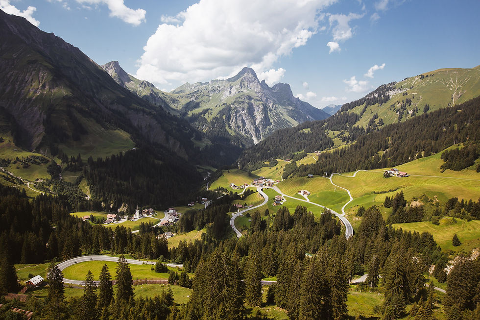 summer vacation in Warth am Arlberg valley