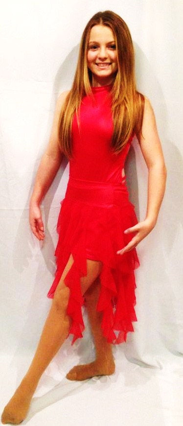 Thumbnail: Cut Out Dress & Ruffle skirt