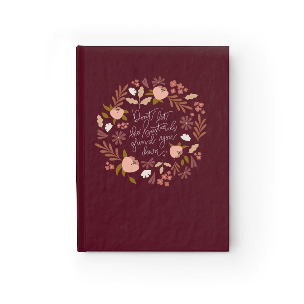 Thumbnail: Fiesty Floral Hardcover Journal 