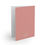 Thumbnail: Back of pink Mother's Day greeting card on white background.