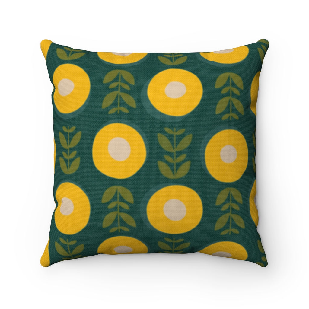 Dandelion Square Pillow