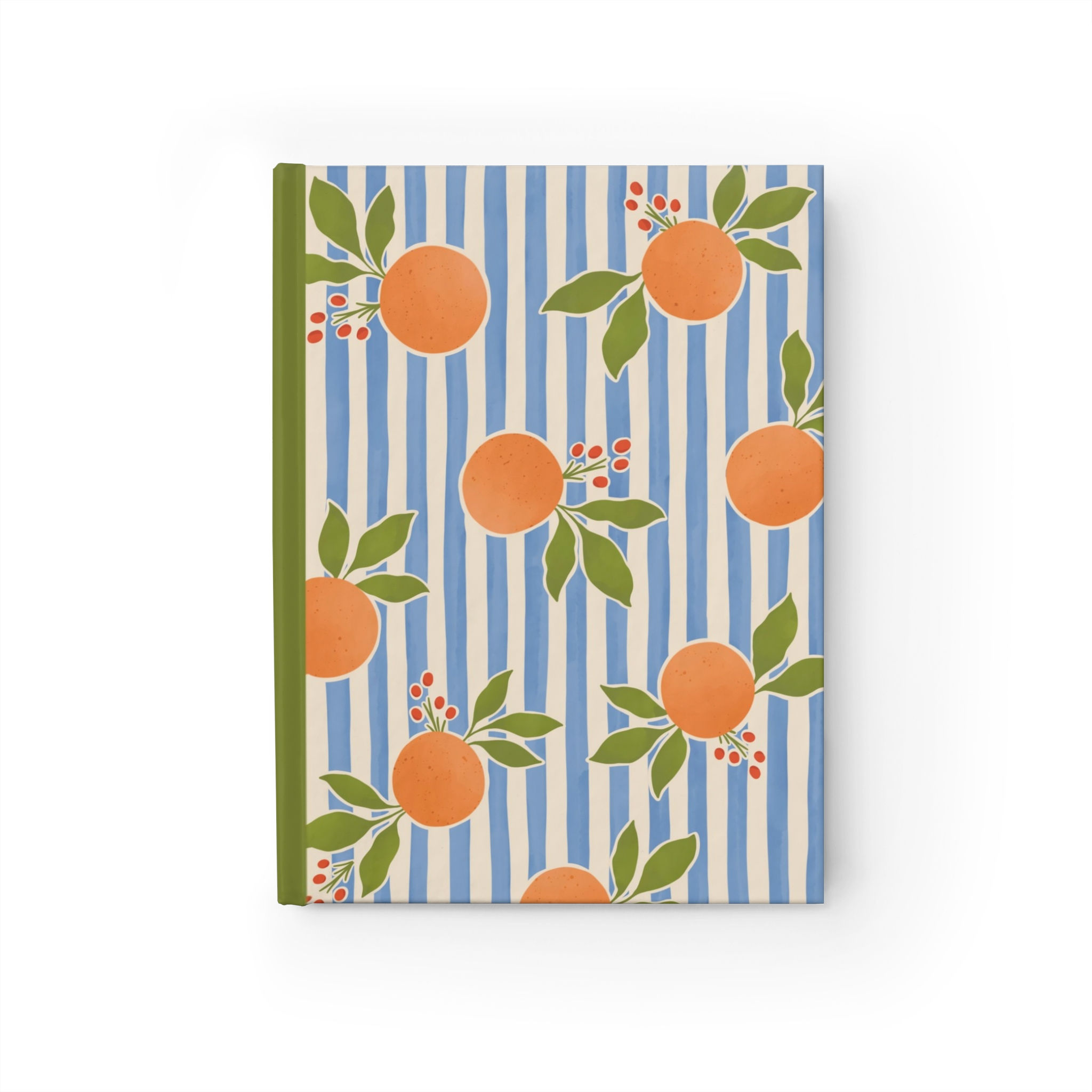 Orange Citrus Hardcover Journal