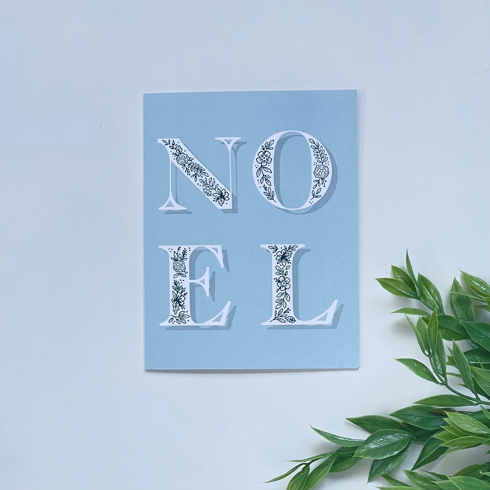 Thumbnail: Noel Holiday Greeting Card
