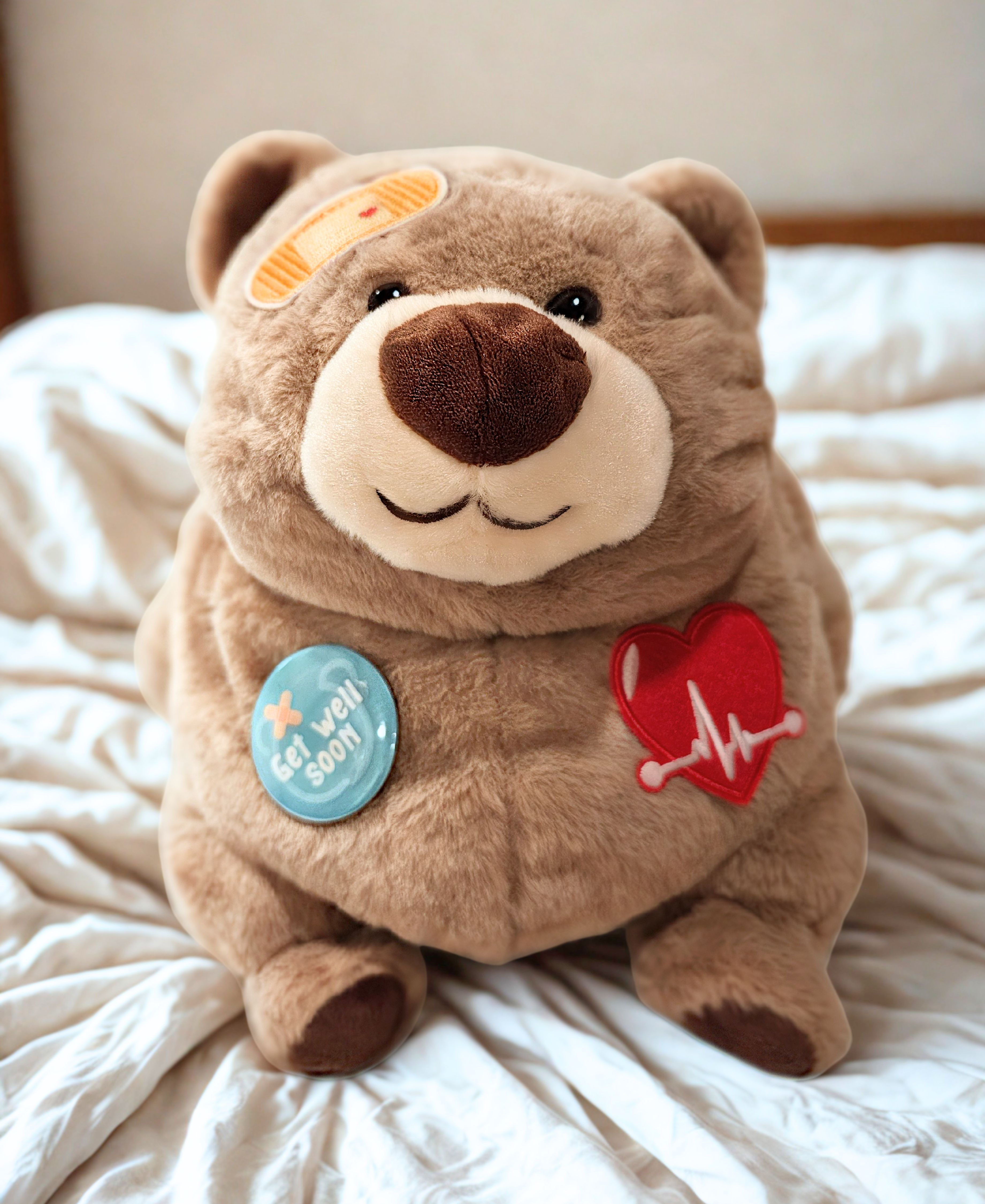 Get Well Soon Teddy Bear with Chocolate Gift