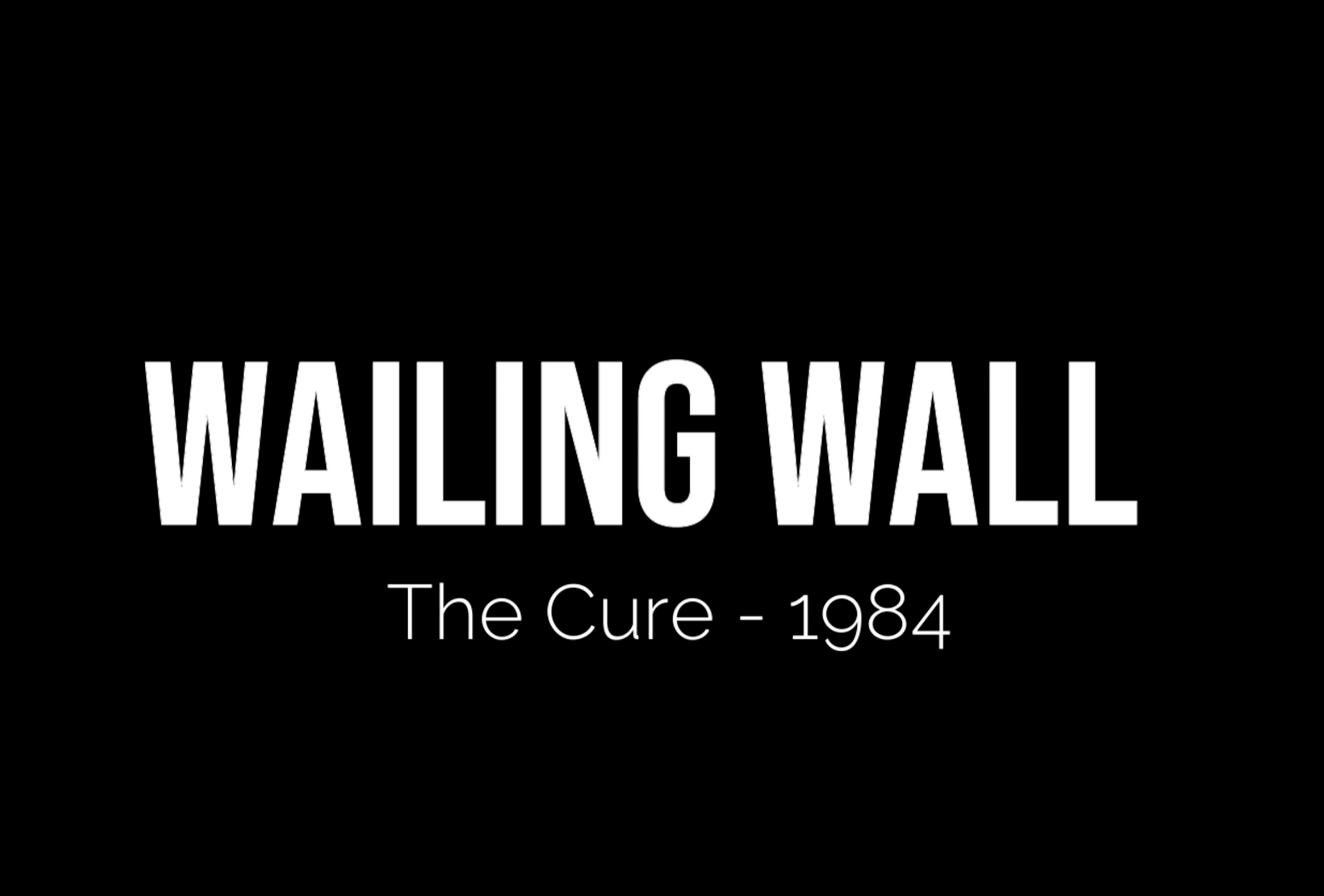 Wailing wall