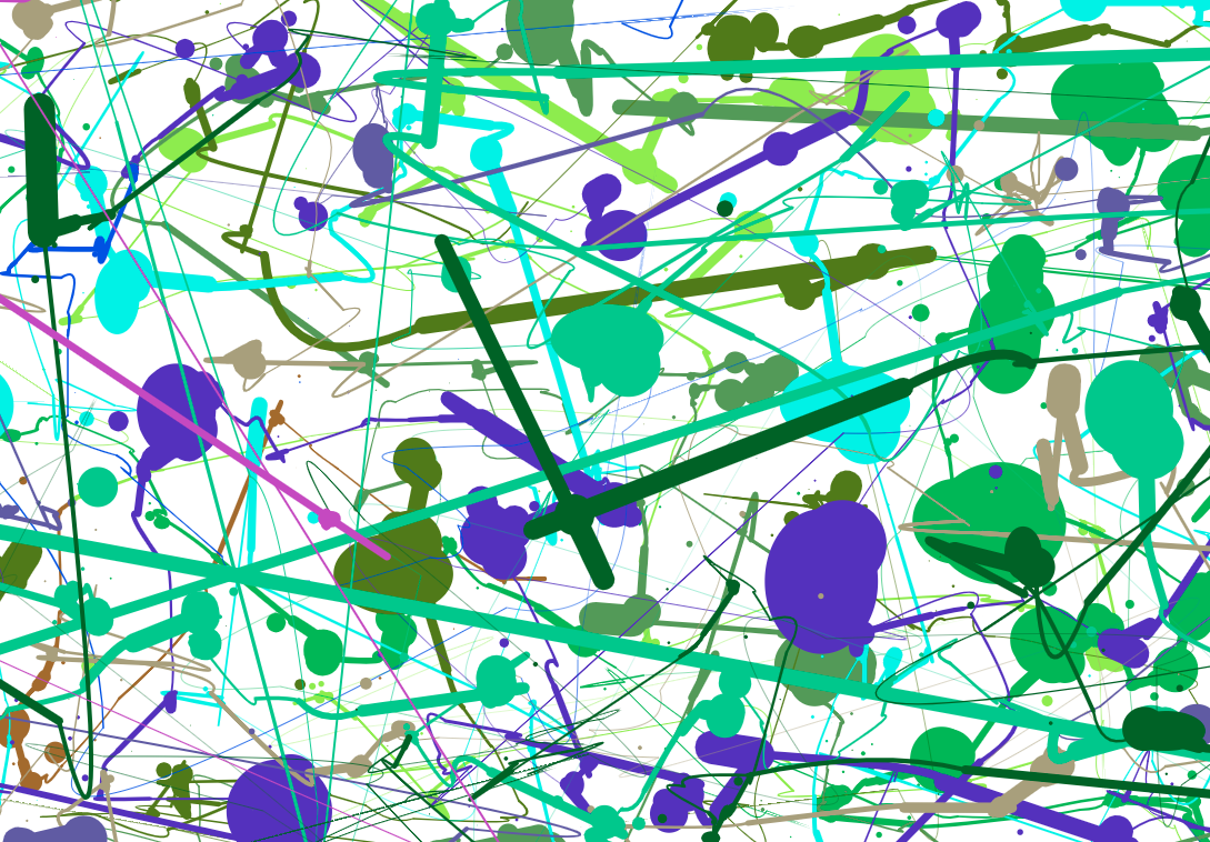 Abstract Art tool in style of Jackson Pollock, Artist Preeti Pathak, Preeti's Purpose, @preetispurpose
