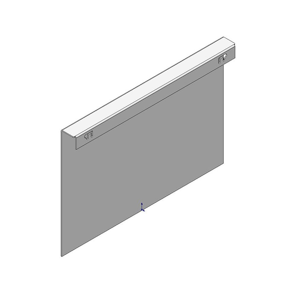AMBIA-LINE for LEGRABOX, C Height, Adapter Profile For MFC Backs, Orion Grey