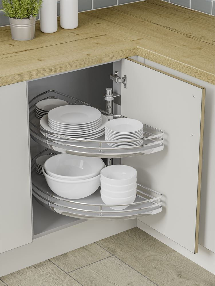 Innostor Plus, 1/2 Carousel, To Suit 1000mm Wide Blind Corner Base Cabinet With
