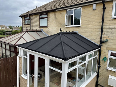 Corksol on Conservatory roof
