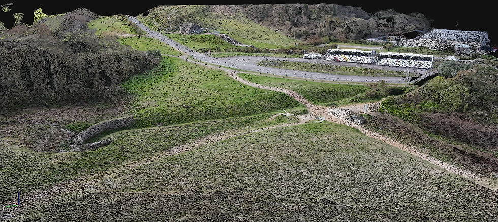 Site Topography Created Using Photogrammetry Technology