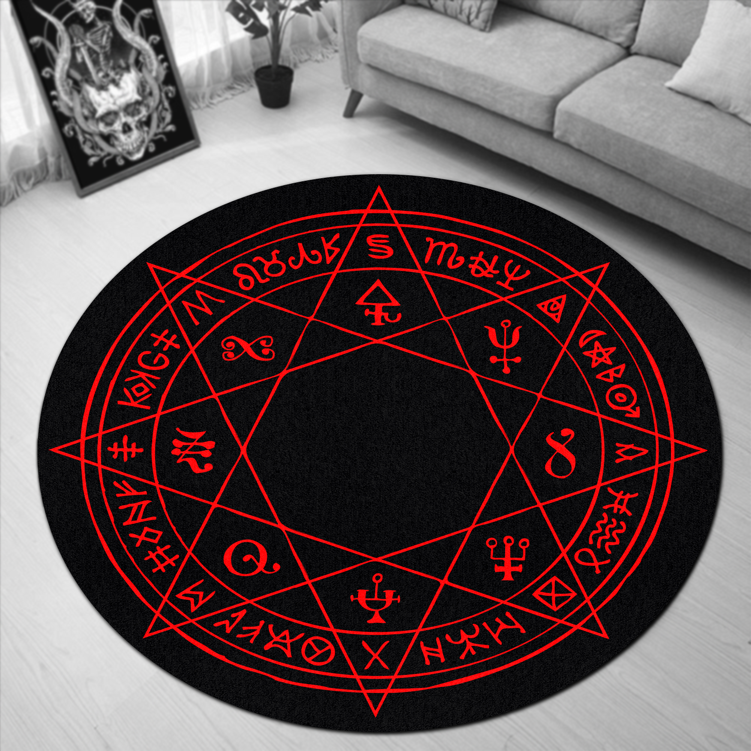Divination Round Rug