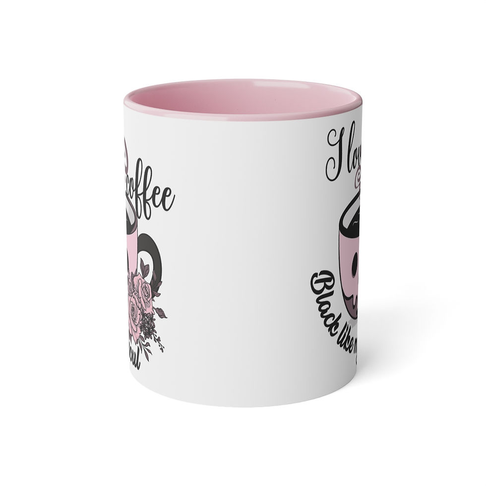 Thumbnail: I Love Coffee Black Like My Soul Mug