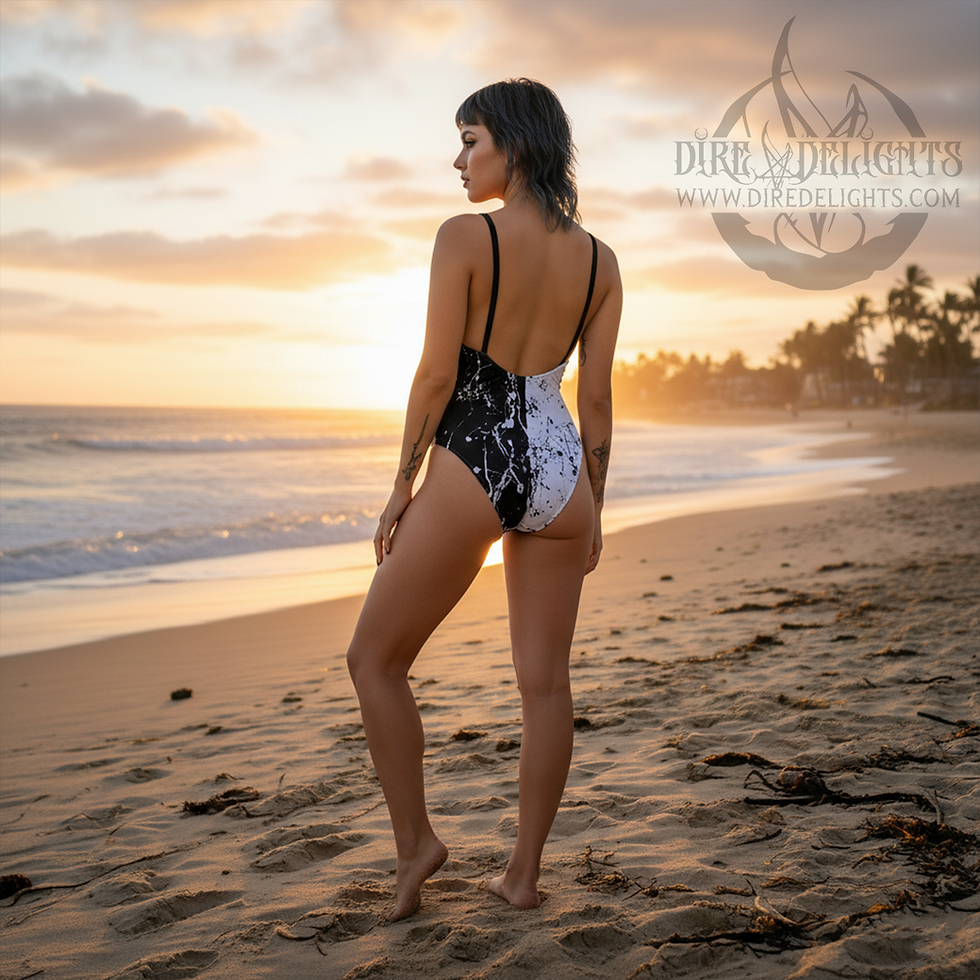 Miniatură: Two Tone Torax Swimsuit
