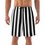Thumbnail: Stripped Black and White Lightweight Shorts
