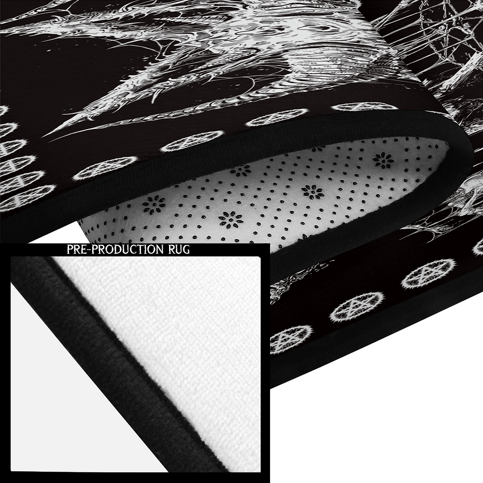 Miniatură: A Night in Hell Rectangular Rug