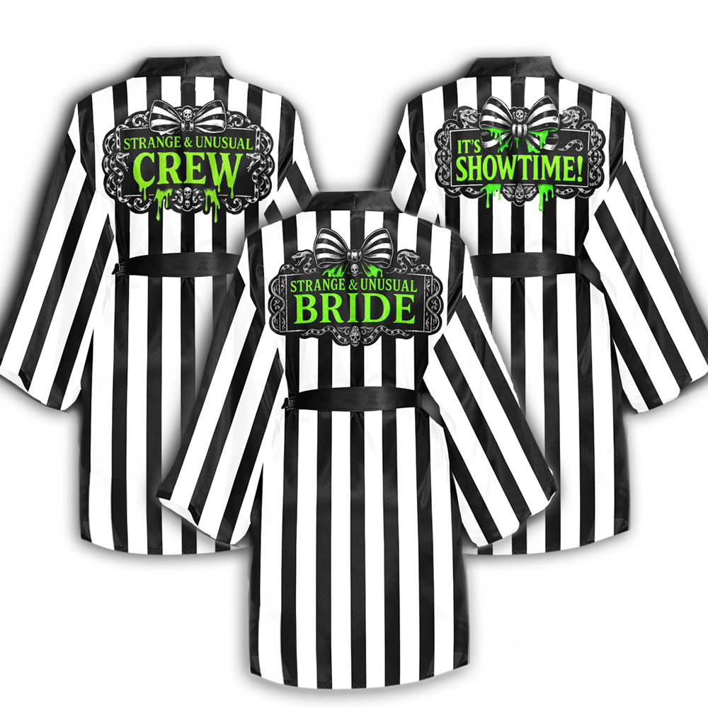 Beetlejuice Inspired Bachelorette Robes