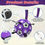 Thumbnail: Durable Rubber Dog Soccer Ball with Straps
