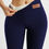 Thumbnail: Women's High-Waisted Thickened Warm Yoga Leggings