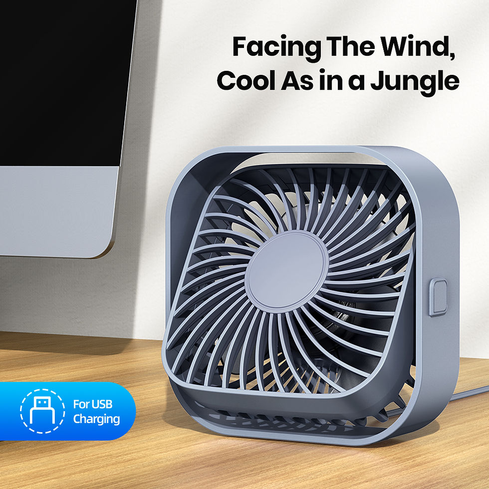 Thumbnail: Mini Portable Fan Strong Airflow & Quiet Operation