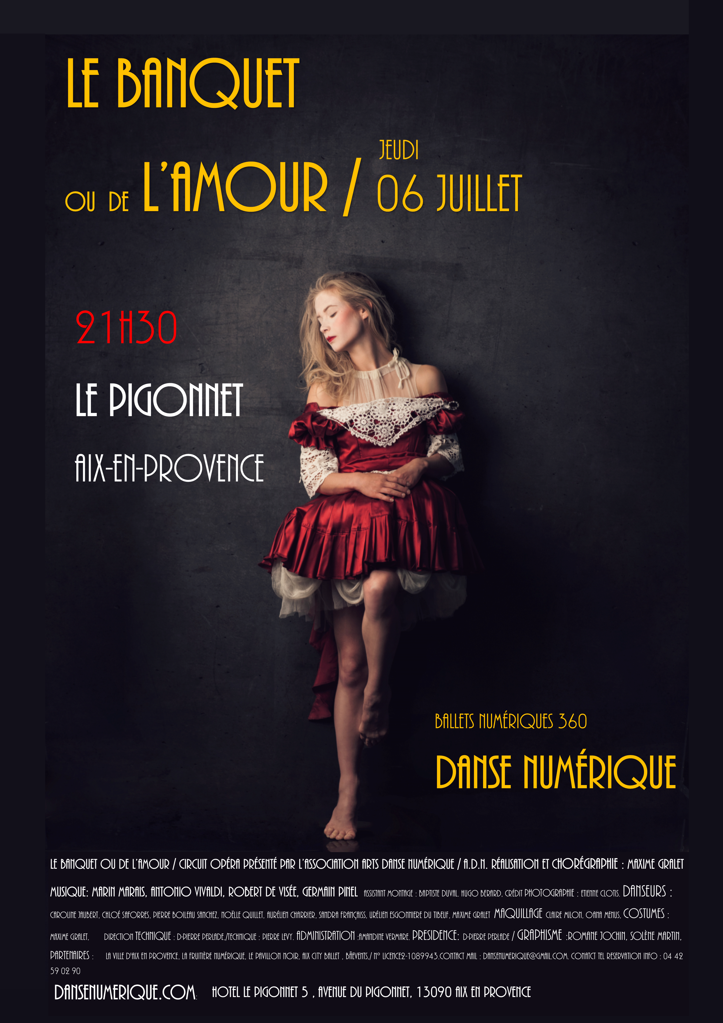 AFFICHE LE BANQUET OU DE L'AMOUR