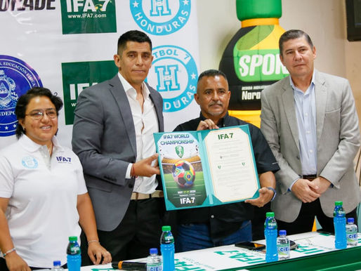 HONDURAS RECIBE CERTIFICADO DE SEDE PARA MUNDIAL FUT-7