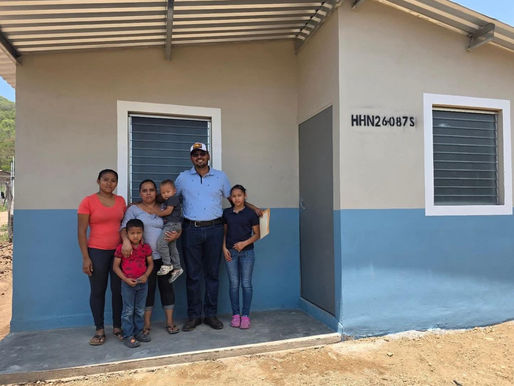 Alianza internacional entrega viviendas dignas a familias de Cantarranas