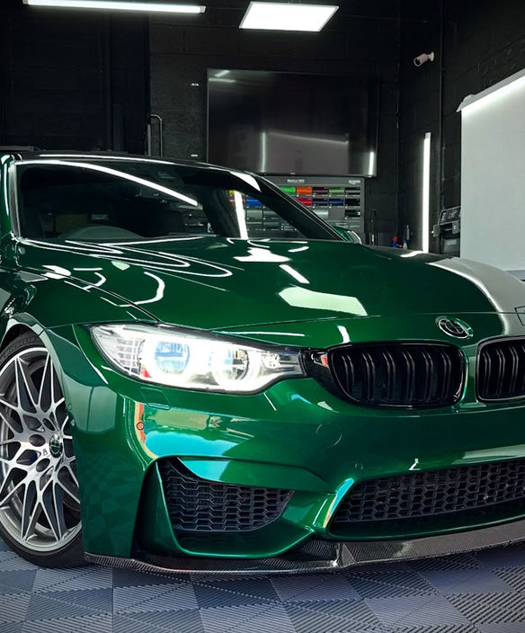 bmw m3 competition green candy wrap colour apa evolv 