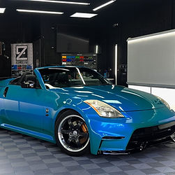 nissan 350z flip colour car wrapping