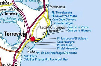 Torrevieja Mapa de playas.jpg