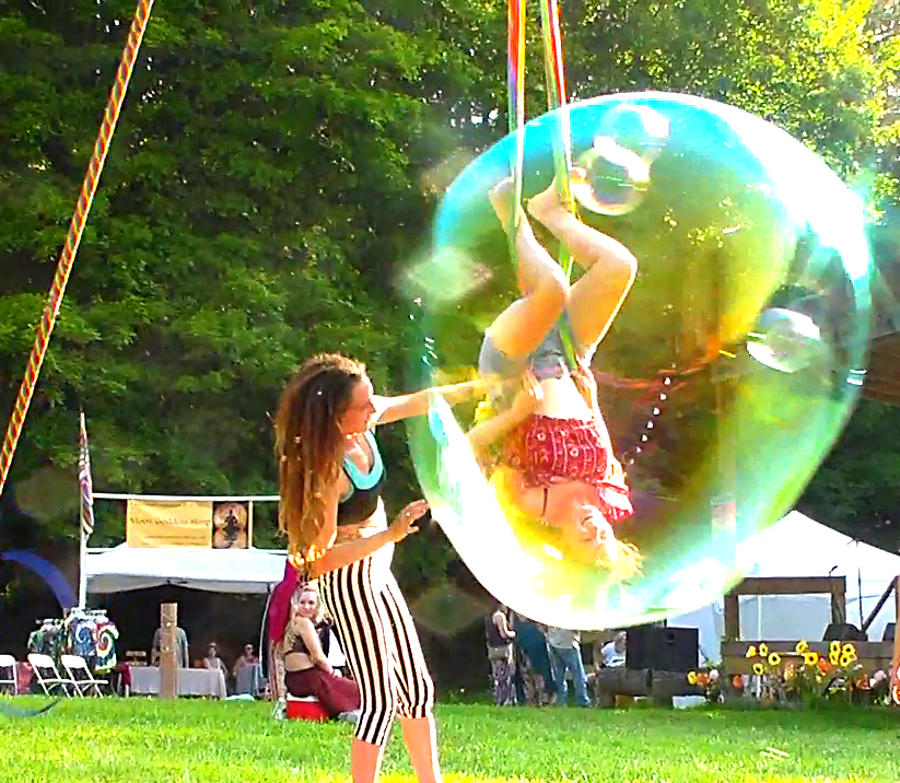 Rainbow Flyte teaches aerial silks
