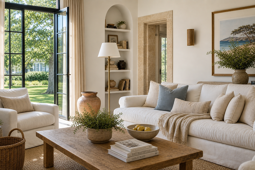 just the right amount of warmth - straight out of a magazine!