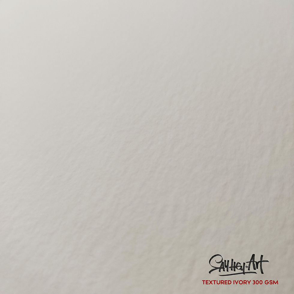 Thumbnail: A4 300 gsm-Textured Ivory Sketchpad with Butter Paper separators for Mixed Media