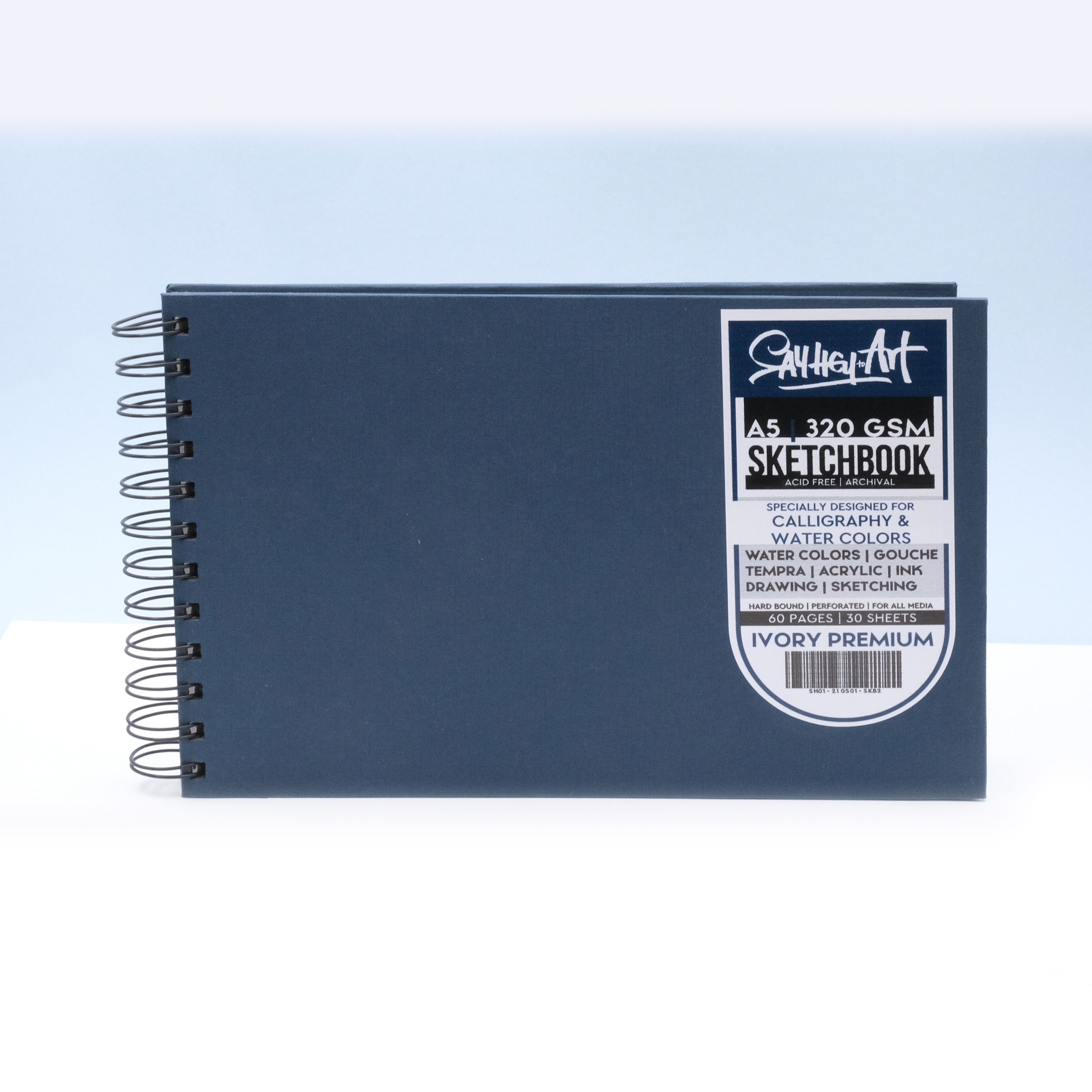 A5 Premium Ivory | Sketchbook | Hard Bound with Wiro