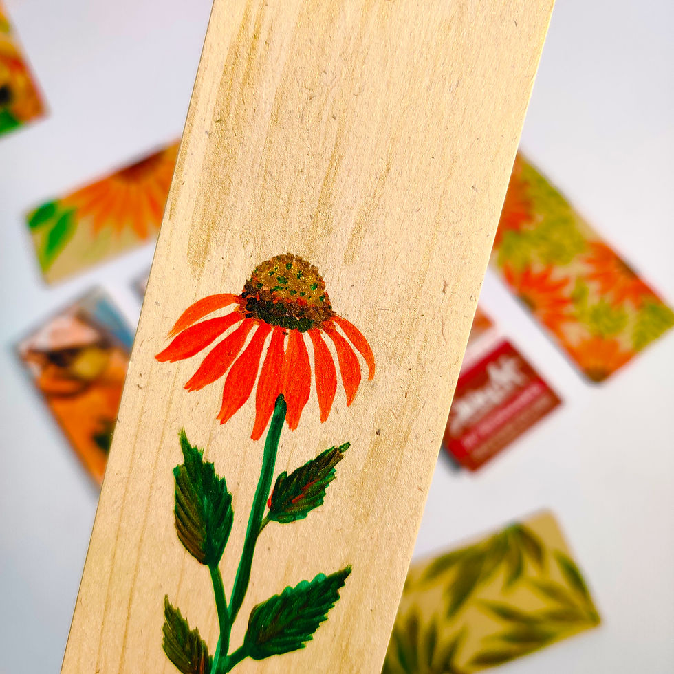 Thumbnail: Pack of 1 DIY Book Marks - (Abstract Art) | Brown Toned Mud & Sand Papers
