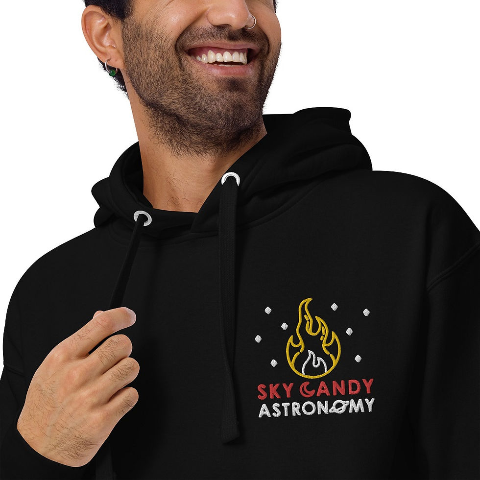 Thumbnail: Unisex Hoodie "The Bigger Light" (Black)