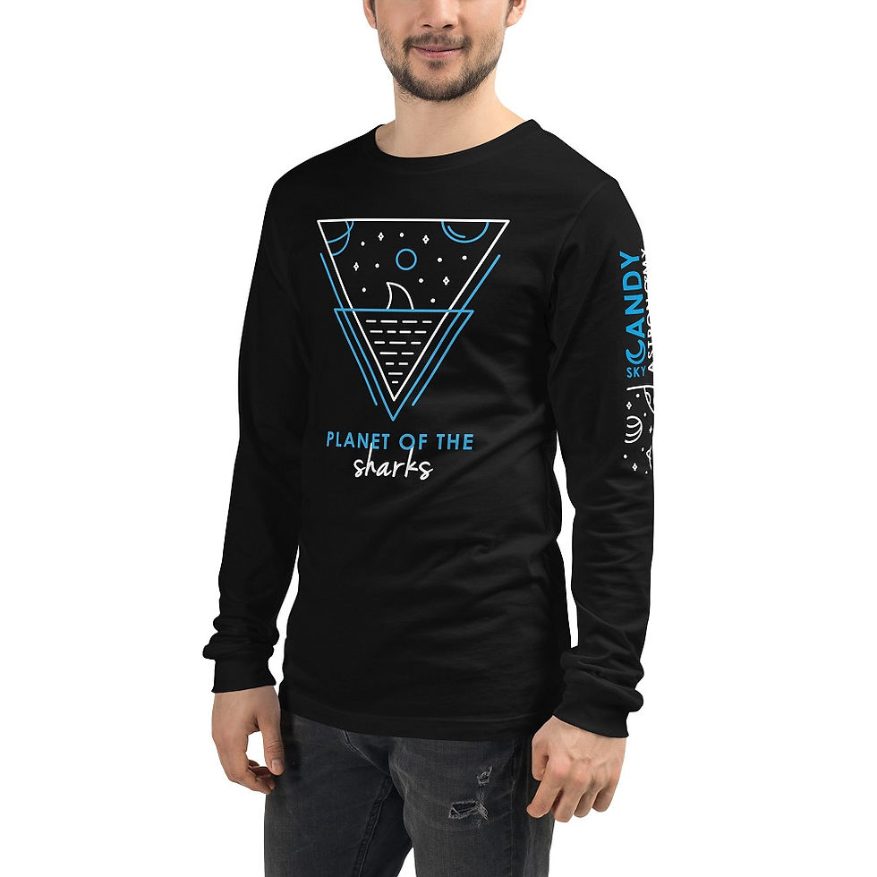 Thumbnail: Planet Of The Sharks -- Unisex Long Sleeve Tee