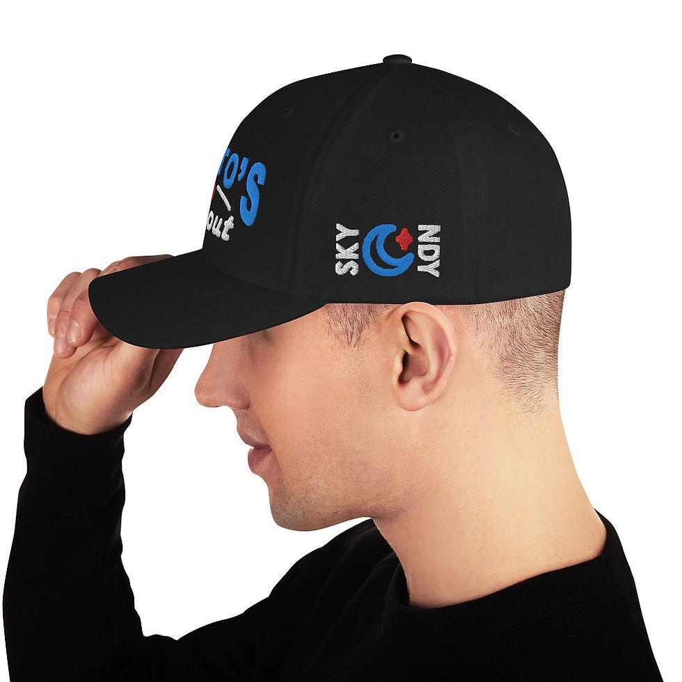 Thumbnail: Pluto’s Far Out -- Flexfit Structured Cap (Black)